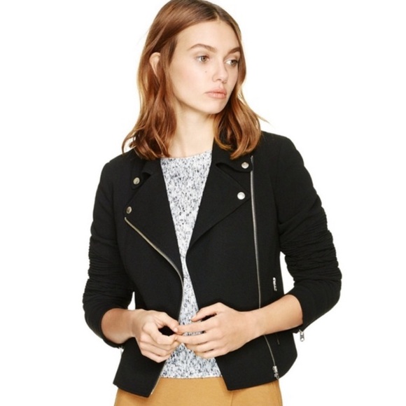 Aritzia Wilfred Montesson Crepe Jacket / Blazer - black & white / cream - Picture 3 of 16